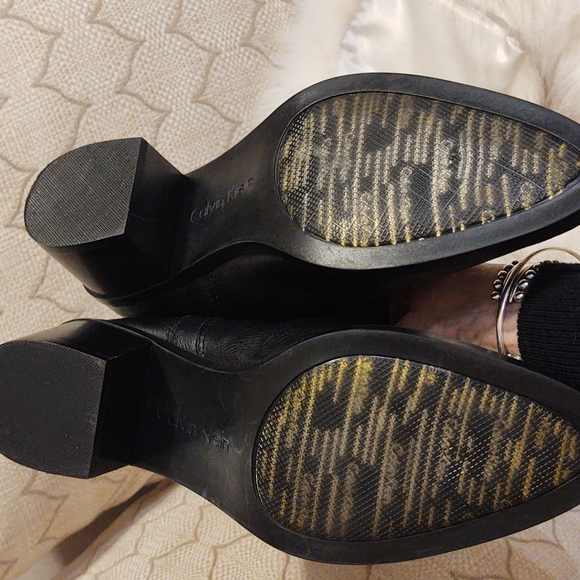 Calvin Klein leather knee boots - Picture 6 of 12